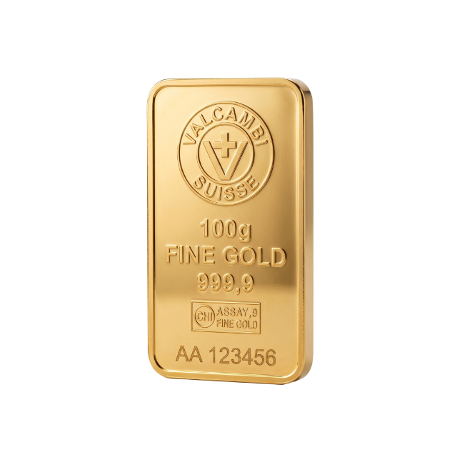Valcambi 1 g gold bar